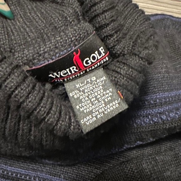 🌥️fair isle printed turtle neck oversized sweater - Picture 3 of 3